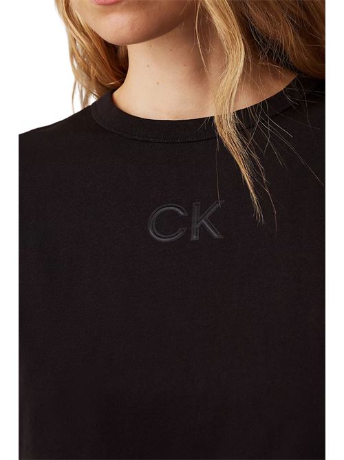 T-shirt slim in satin Calvin Klein | K20K207974BEH